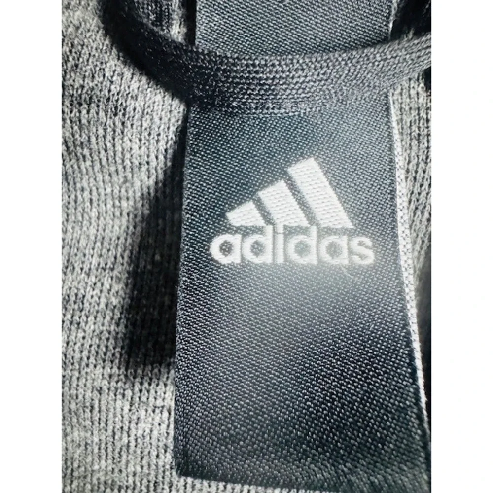 Adidas Track Jacket Womens Medium Black Full Zip 3-Stripe Athletic‎ Bomber Style